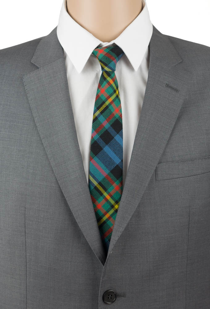 Tie, Skinny Necktie, MacLellan Tartan